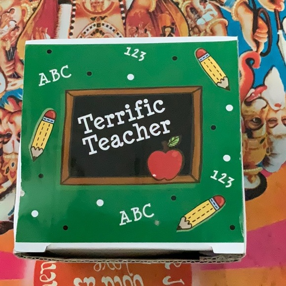 Terrific Teacher Ceramic Mug. Burton a Brand School Daze. - Picture 6 of 7